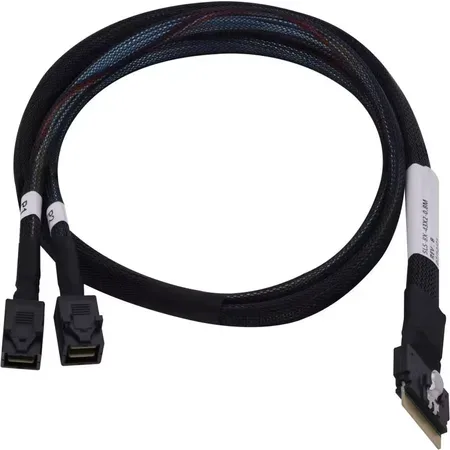 Adaptec SlimSAS-kabel SFF8654 till SFF8643, 2xMSAS intern 0,8 m