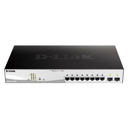 D-Link DGS 1210-10MP smart switch med 10 portar