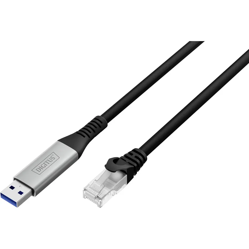 DIGITUS USB 3.2.RJ45 Ethernet Kabel 1Gbit/s 15 m