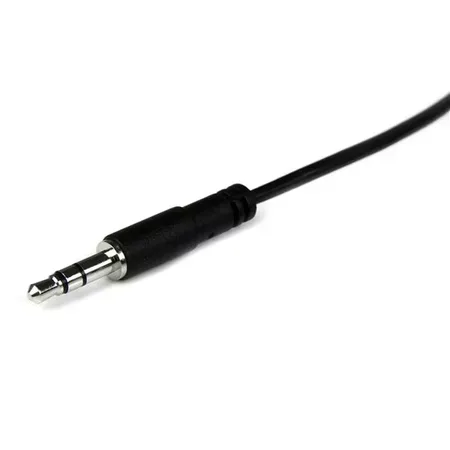 StarTech.com Slim 3,5 mm stereoförlängningskabel för ljud, 2 m
