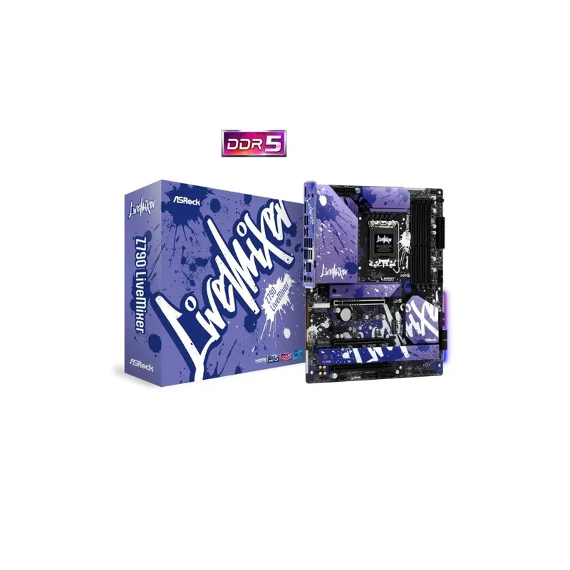 ASRock Z790 LiveMixer moderkort, LGA1700, ATX