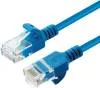Nätverkskabel oskärmad Cat6a, slim, 3,6mm i diameter, MicroConnect, 0,5 meter