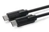 MicroConnect USB-C 3.2 Gen.2, rak-rak, 20Gbps, 100W, 0,5m