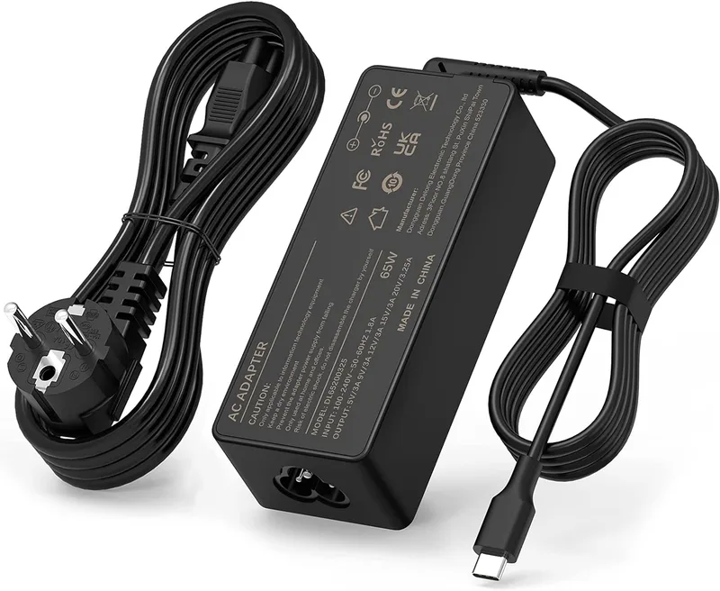 Compatible For HP 792584-004 792619-001 TPN-AA01 65W USB-C Adapter Laptop Power Supply