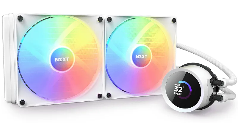 NZXT Kraken 280 RGB, 280mm, 2x140 mm RGB-fläktar