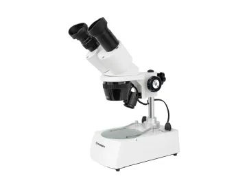 Bresser Optics ERUDIT ICD, Optiskt mikroskop, Svart, Vit, Gjuten aluminium, 40x, 20x, LED