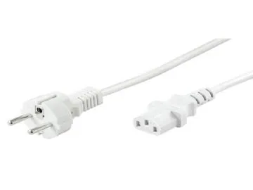 Goobay 96039, 2 m, Strömkontakt typ F, C13 coupler, H05VV-F3G, 250 V