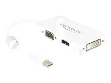 Delock - DisplayPort-adapter - Mini DisplayPort (hane) till HD-15 (VGA)
