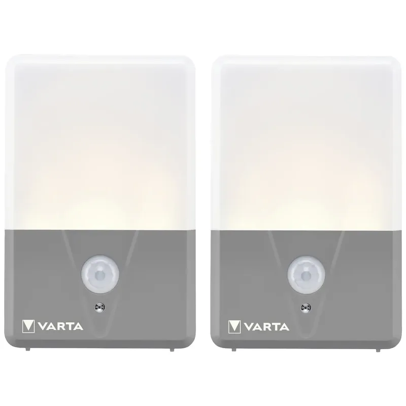 Varta 16634101402 Motion Sensor Outdoor Light Twin Campinglampa LED 40 lm batteri 60 g Grå