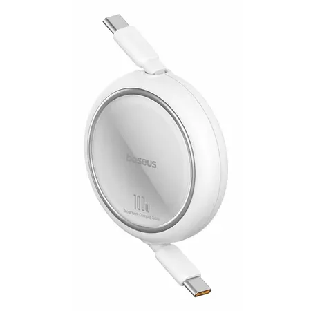 Baseus Free2Draw Mini USB-C-kabel, 1 m, 100 W, vit