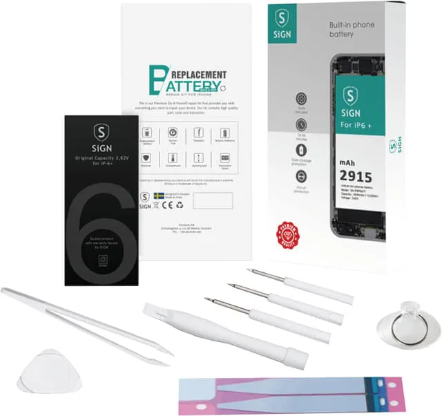 SiGN iPhone 6s Plus utbytes batteripaket
