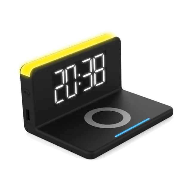 Terratec ChargeAir Clock trådlös laddare med klocka
