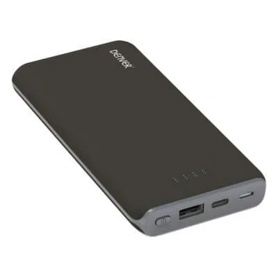 Denver pbq-10001 powerbank, 10000 mAh, svart