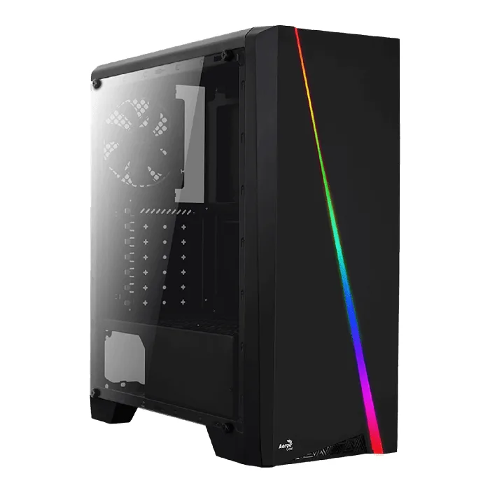Aerocool Cylon Black ATX datorchassi, RGB