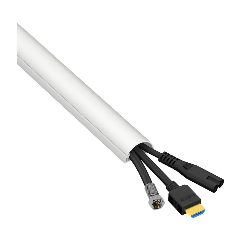 D-Line Kabelsamlare halvcirkelformad 2 m (vit)
