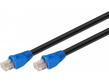 Goobay CAT6 - UTP - 50M - AWG 24 - RJ-45 - Udendørs - Sort