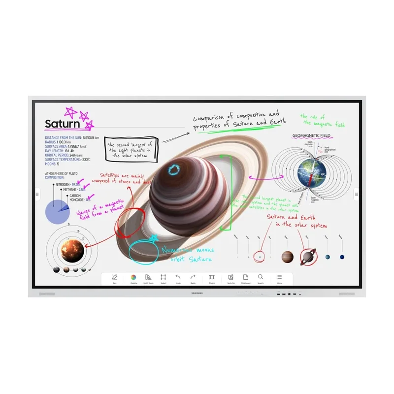 Samsung Flip Pro 75" WM75B 4K UHD infodisplay