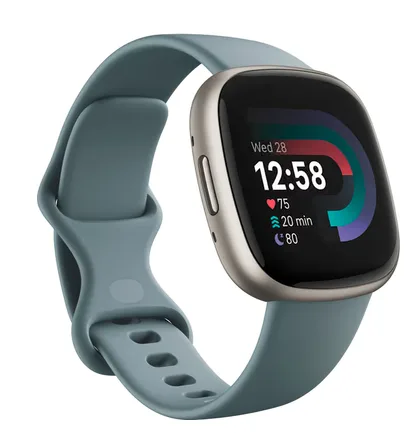 Fitbit Versa 4 smartwatch (blå/platinum)