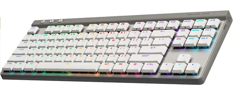 Logitech G G515 gamingtangentbord (taktilt, vitt)