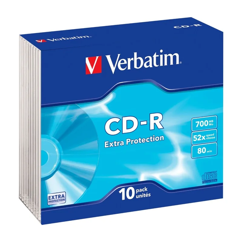 Verbatim CD-R 700 MB, 52X10PK