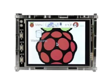 Raspberry Pi fodral akryl klar 3.2TC B+