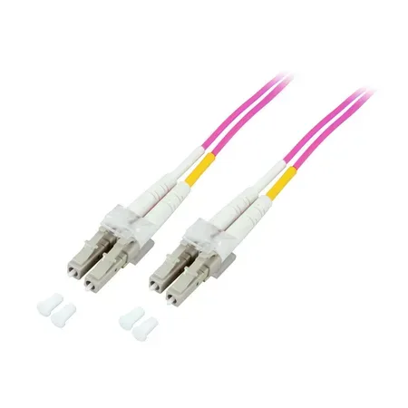 Alcasa LC/LC, 1 m InfiniBand- och fiberoptisk kabel, violett