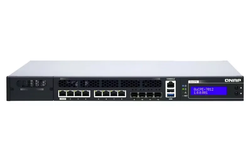 QNAP QuCPE-7012 Xeon D-2146NT 32 GB Virtualiseringsapparat 1U Rackmonterbar
