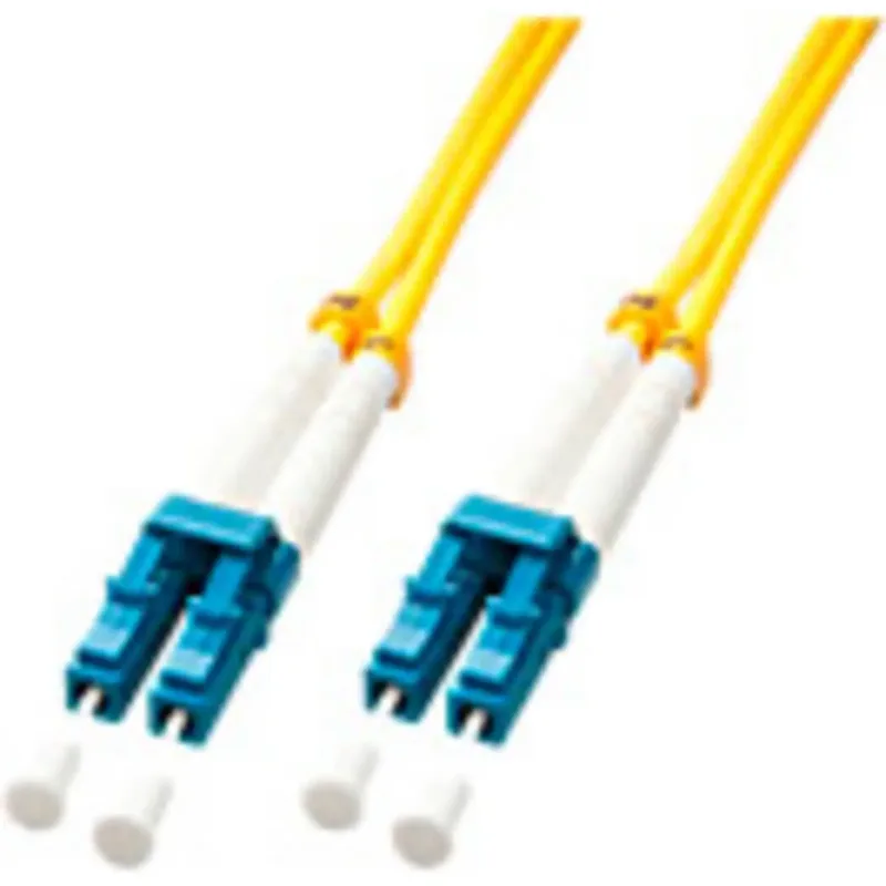 Lindy 47454 InfiniBand- och fiberoptisk kabel 10 m LC Gul