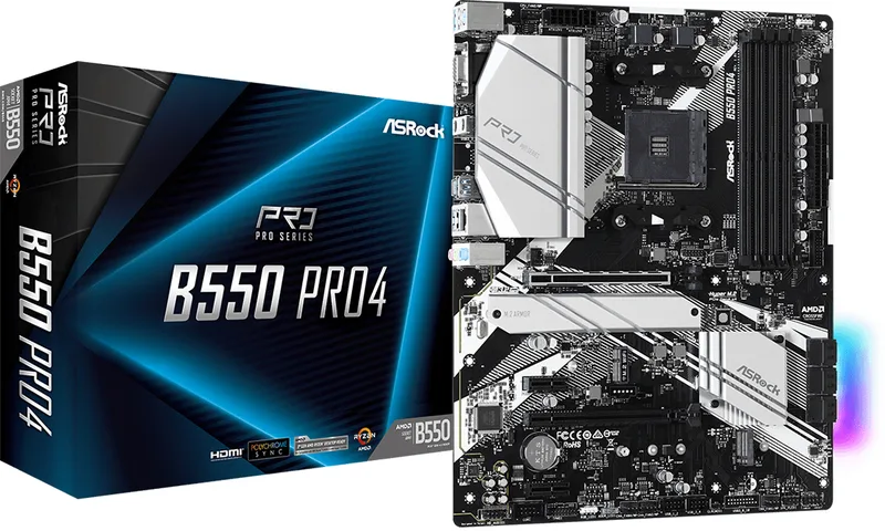 ASRock B550 Pro4 moderkort