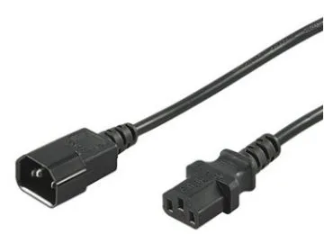 goobay - förlängningskabel för ström - IEC 60320 C14 till IEC 60320 C13