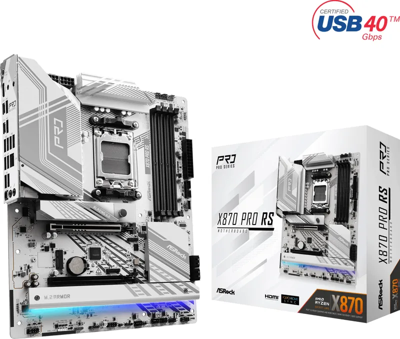 ASROCK X870 PRO RS AM5 moderkort