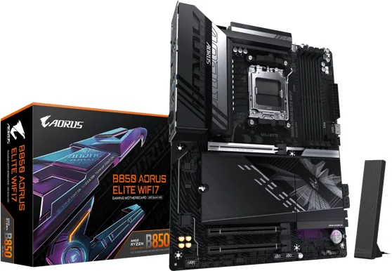 Gigabyte B850 AORUS ELITE WIFI D5 moderkort