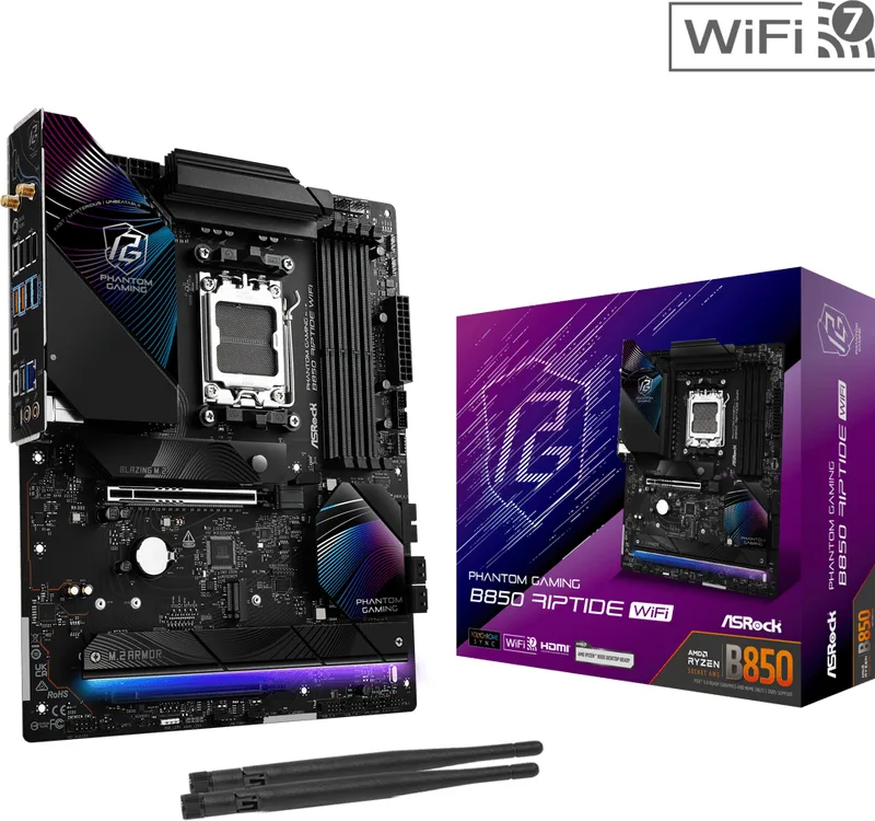 ASROCK B850 Riptide WiFi Moderkort