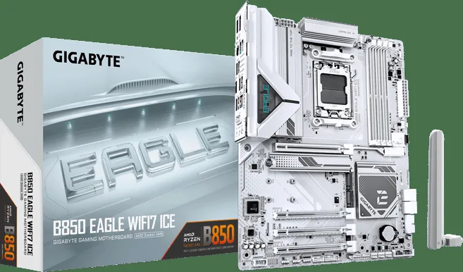 Gigabyte B850 EAGLE WIFI7 ICE moderkort