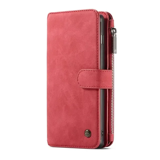 CaseMe Samsung Galaxy S10+ Retro läder plånboksfodral