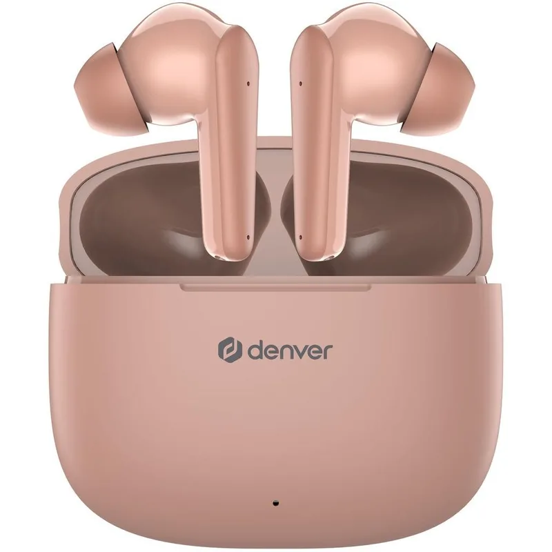 Denver TWE-48DR True wireless in-ear-hörlurar, rosa (A12528)