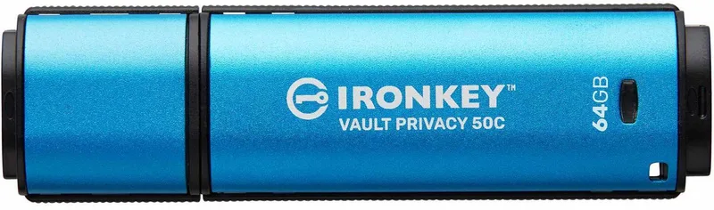 64 GB Kingston Ironkey Vault Privacy 50C, USB-C 3.2 Gen1