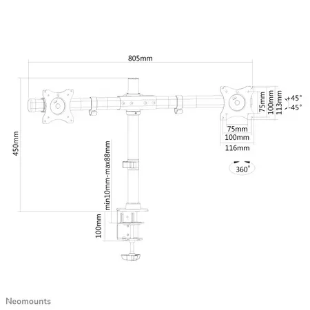 Neomounts FPMA-DCB100D monteringssats