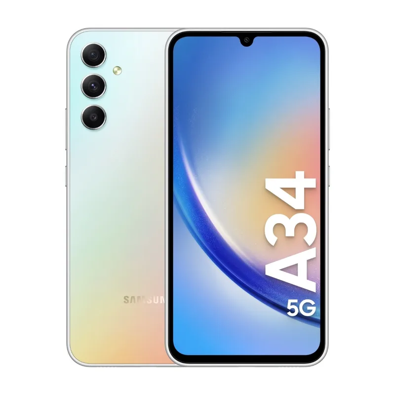 Samsung Galaxy A34 5G 256 GB, silver