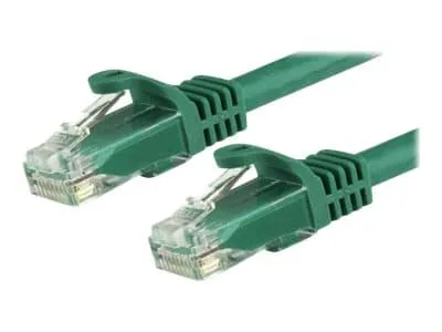 StarTech.com 1.5m CAT6 Ethernet Cable, 10 Gigabit Snagless RJ45 650MHz 100W PoE Patch Cord, CAT 6 10GbE UTP Network Cable w/Strain Relief, Green, Wir