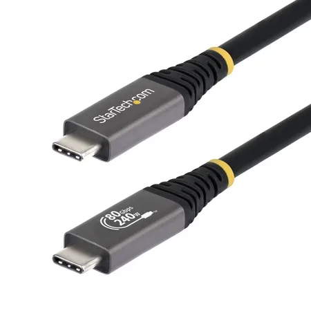 StarTech.com CC50CM80GUSB4CABLE USB-kabel USB4 Gen 4x2 0,5 m USB C