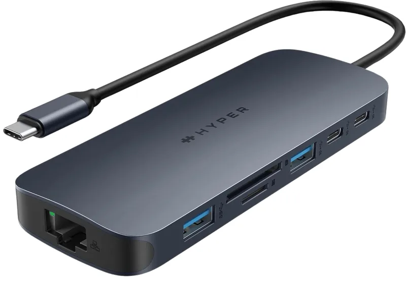 Hyper drive 10-in-1 USB-C Hub Midnattsblå
