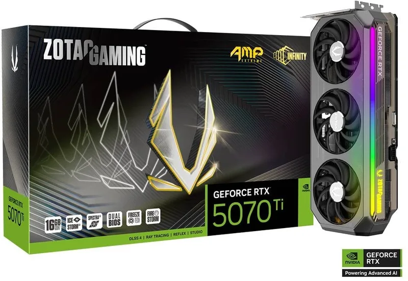 ZOTAC GAMING GeForce RTX 5070 Ti AMP Extreme INFINITY