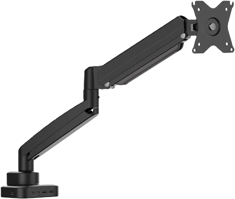 j5create singelskärmsstativ med inbyggd dockningsstation, USB-C PD 100 W