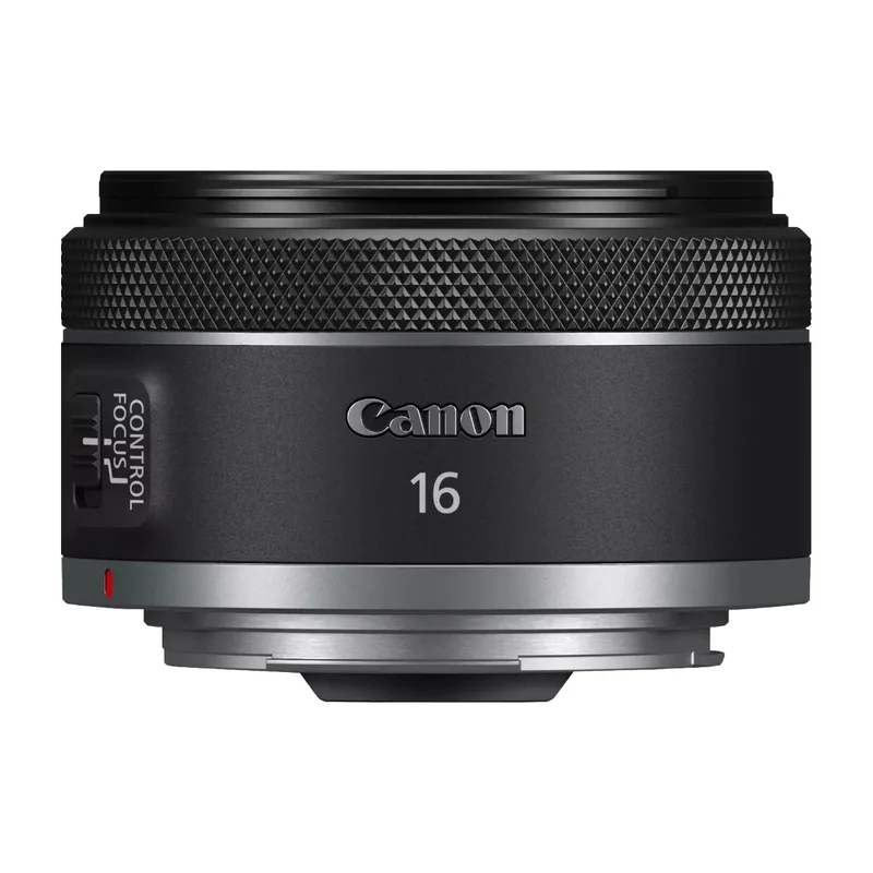 Canon RF 16mm f/2.8 STM vidvinkelobjektiv, svart