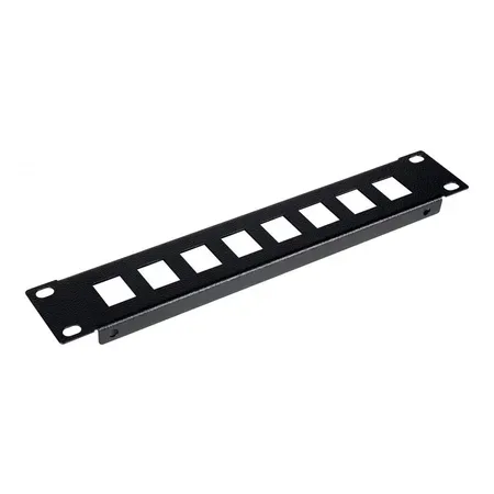 Equip 10" patchpanel med keystone-montering, 1U svart