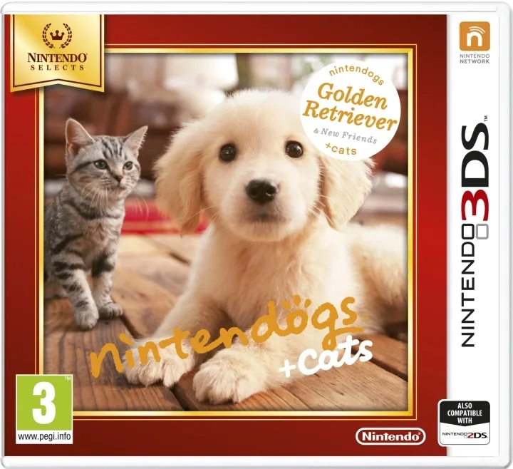 Nintendogs and Cats 3D: Golden Retriever (3DS)