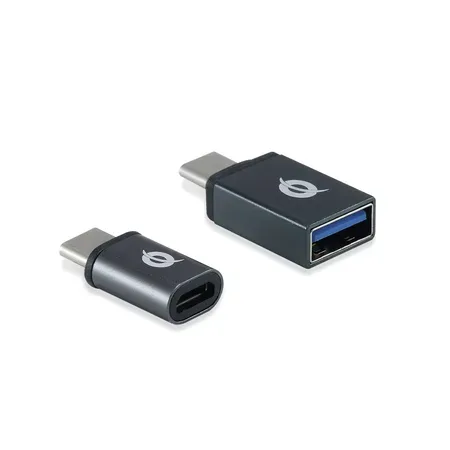 CONCEPTRONIC DONN01B USB-C till USB-A-adapter, svart 4k30H