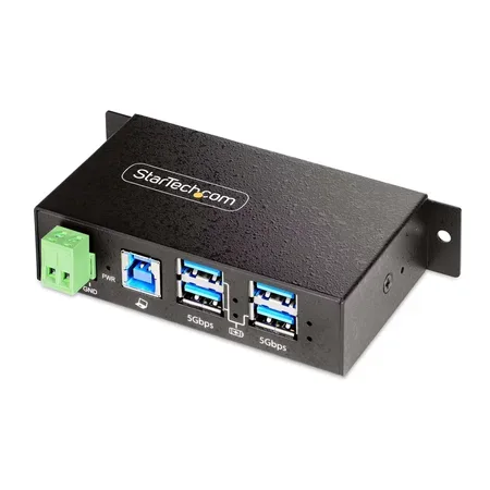 StarTech.com 4-portars hanterad USB-hubb, industriell