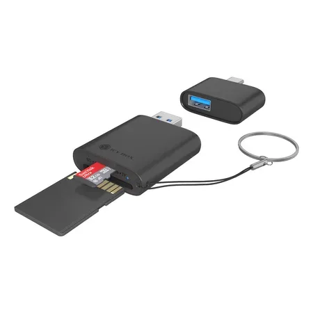 ICY BOX kortläsare 2-i-1, USB 3.2 Gen 1 Type-C/A